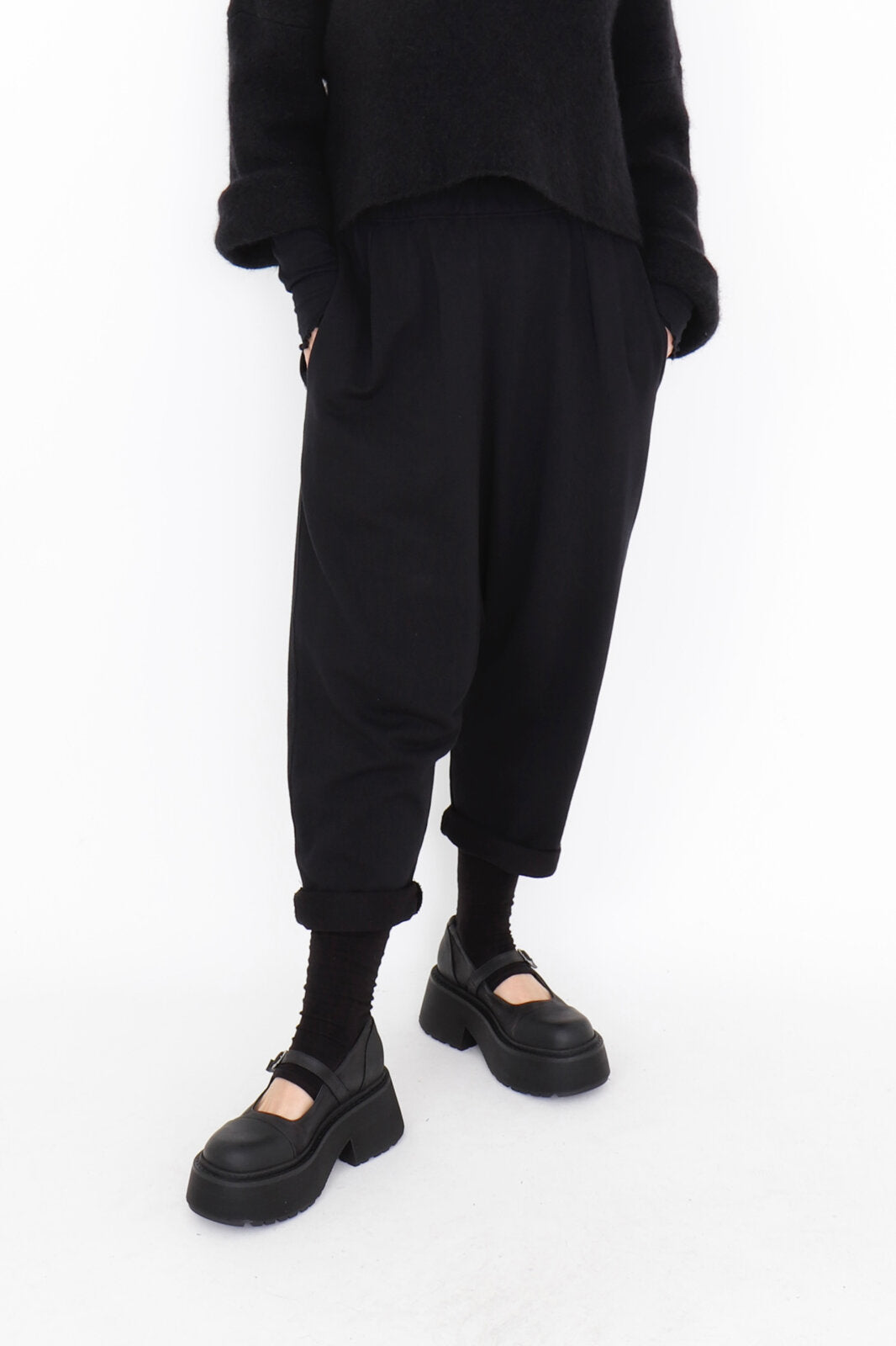 Sort Aarhus Baggy Pants 1107