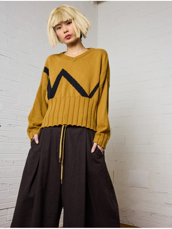 Lurdes Bergada M26-802 Peysa Mustard