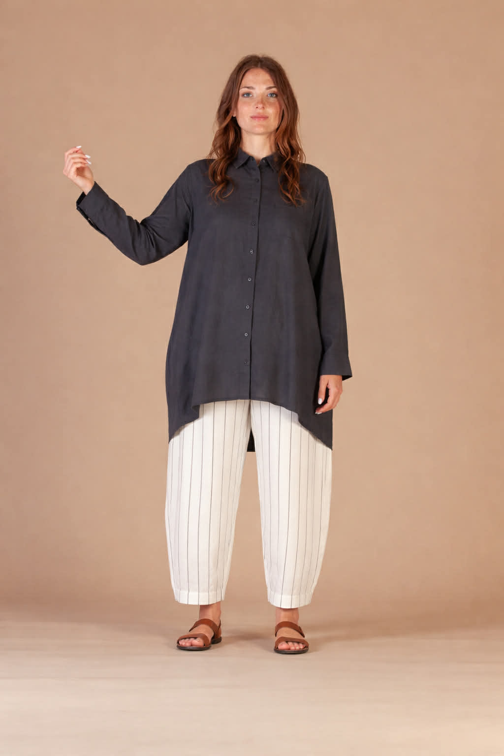 Mama B Novembre Skyrta Antracite