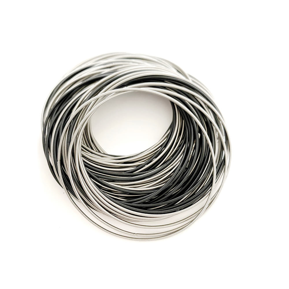 La Mollla Salt og pipar armband svart M