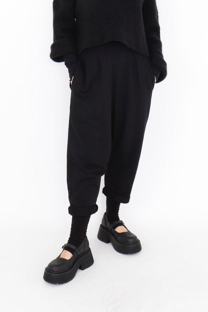 Sort Aarhus Baggy Pants 1107