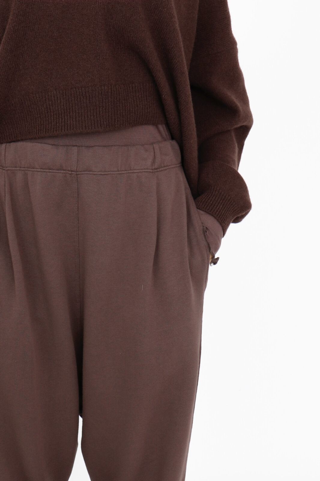 Sort Aarhus Baggy Pants Choco 1107