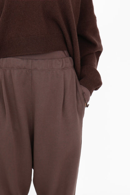 Sort Aarhus Baggy Pants Choco 1107