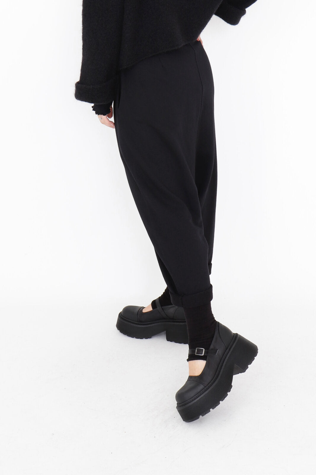 Sort Aarhus Baggy Pants 1107