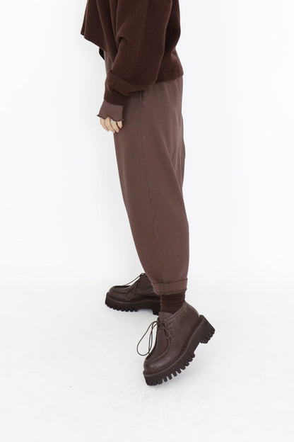 Sort Aarhus Baggy Pants Choco 1107