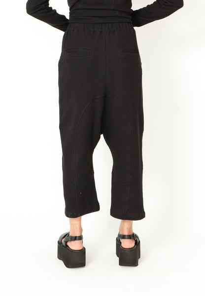 Sort Aarhus Baggy Buxur Svartar 1130