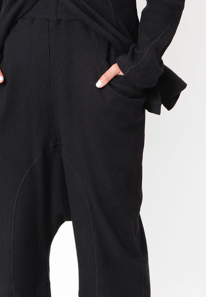 Sort Aarhus Baggy Buxur Svartar 1130