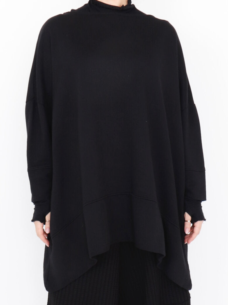 Sort Aarhus Oversize Peysa Black