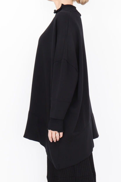 Sort Aarhus Oversized Blouse 2157