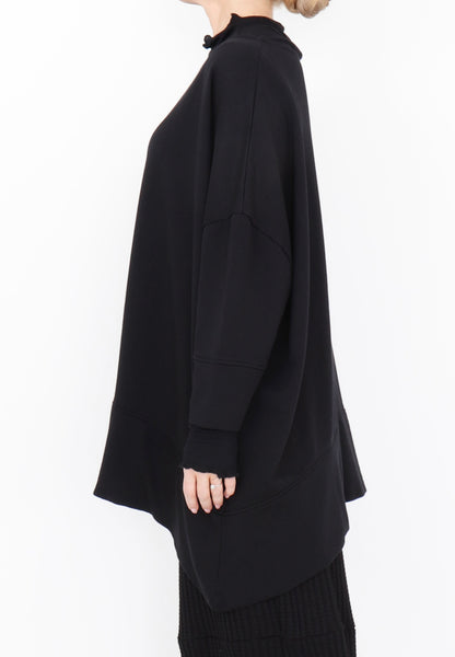 Sort Aarhus Oversize Peysa Black