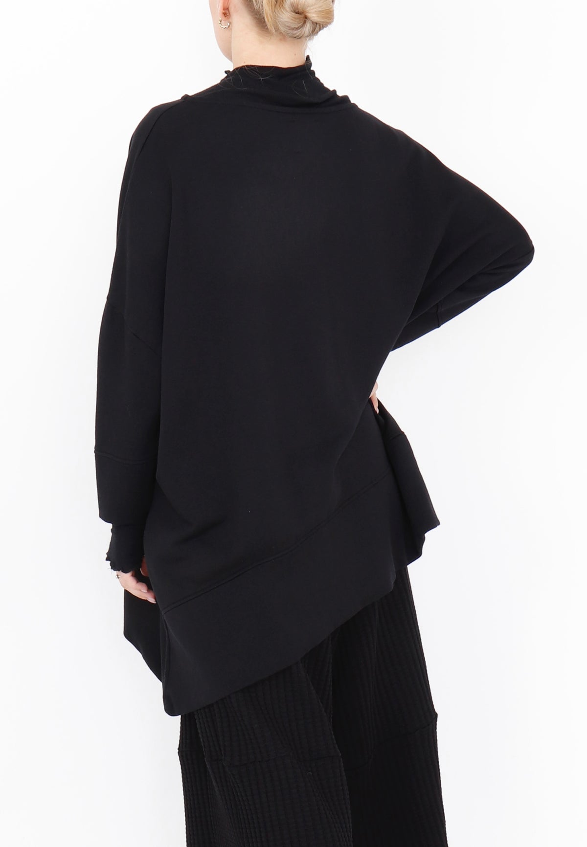 Sort Aarhus Oversize Peysa Black