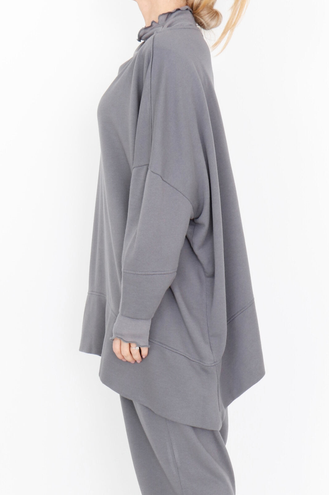Sort Aarhus Oversized Blouse Inky 2157