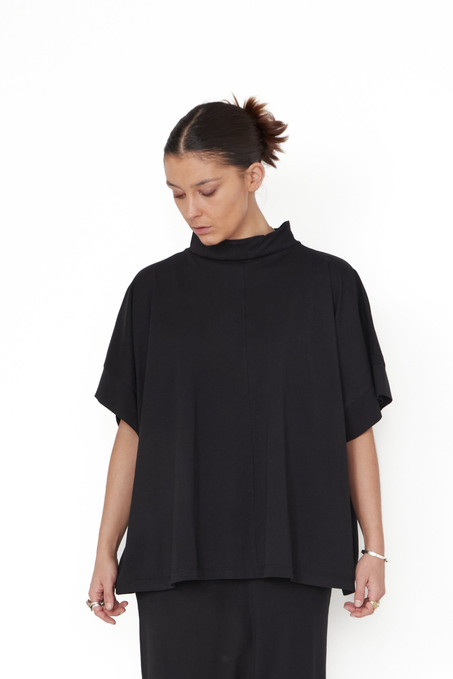Sort Aarhus Oversized Blouse 2176