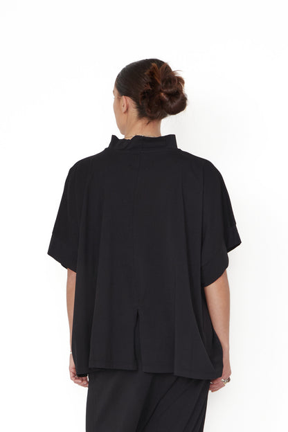 Sort Aarhus Oversized Blouse 2176