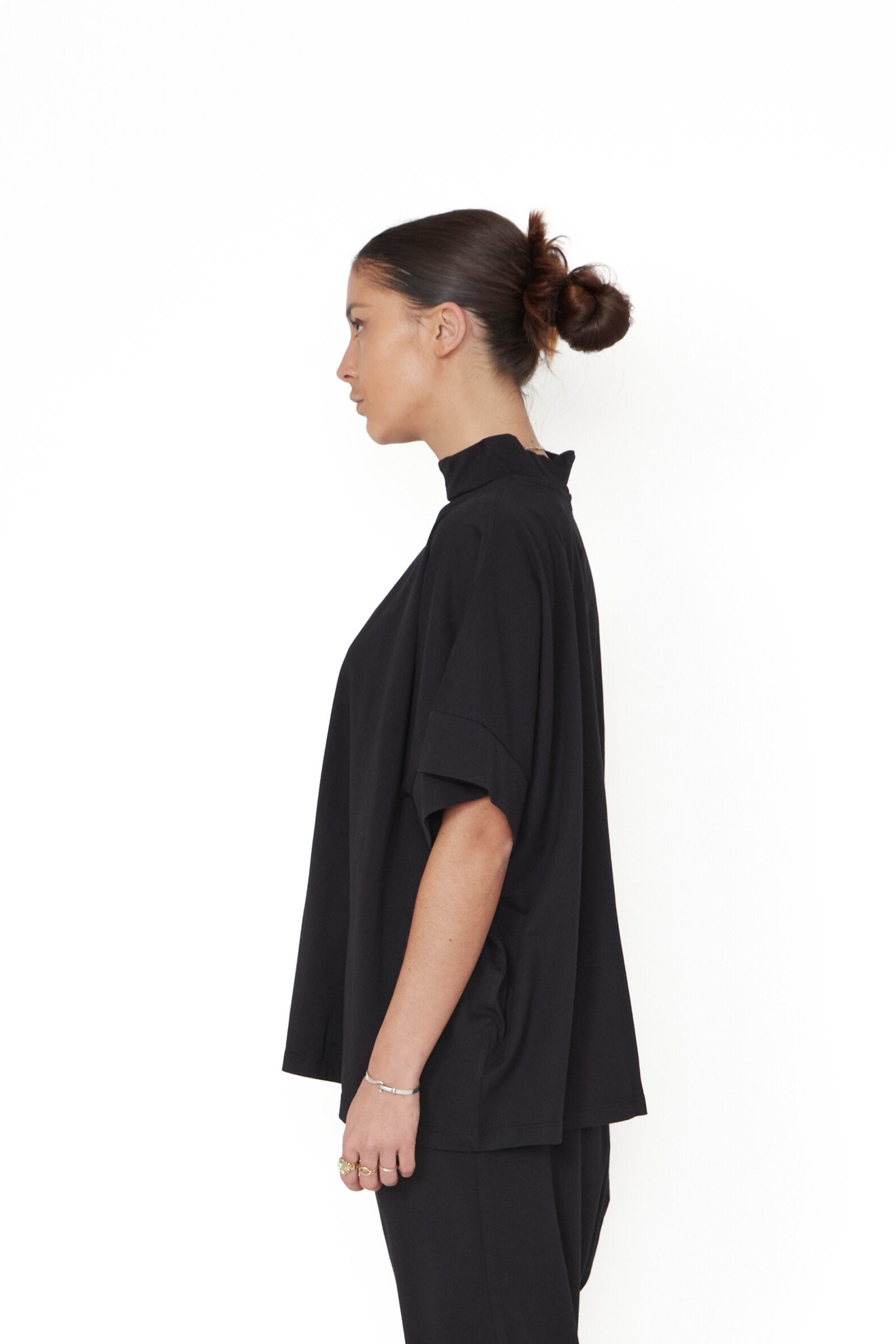 Sort Aarhus Oversized Blouse 2176