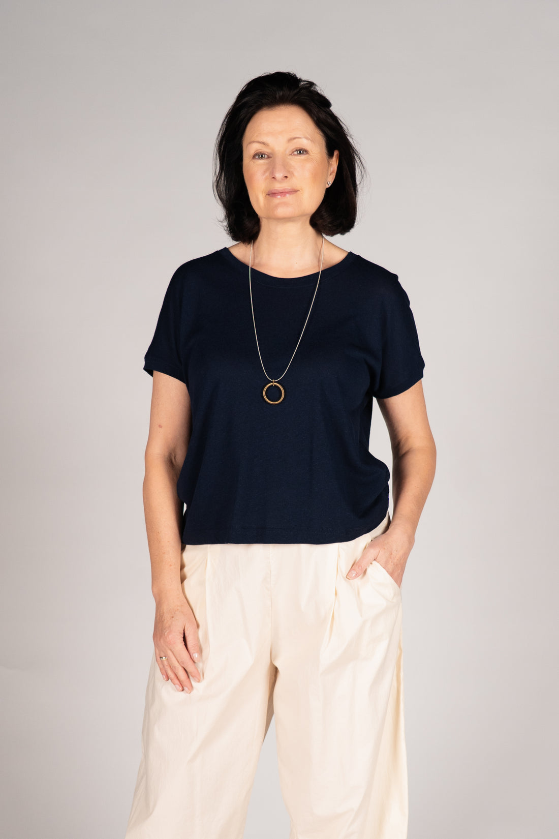 Mama B Decisa L T-Shirt Blu