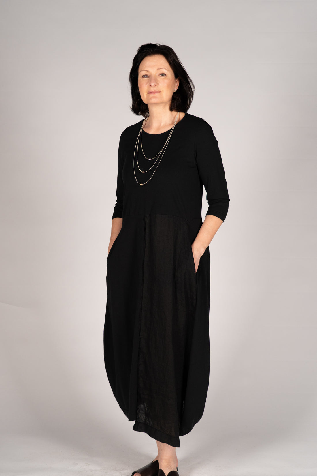 Mama B Denso Kjóll Nero