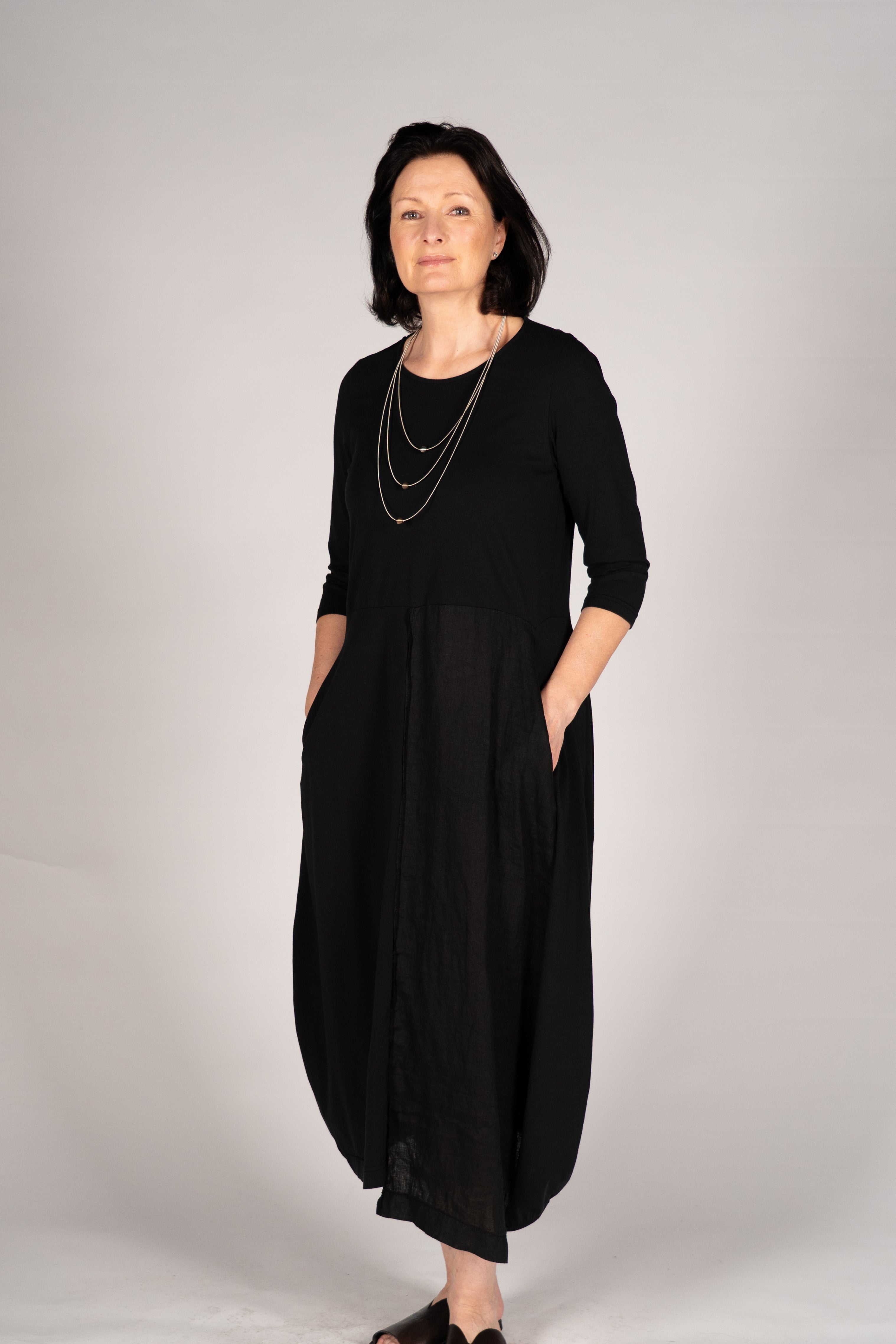 Mama B Denso Kjóll Nero