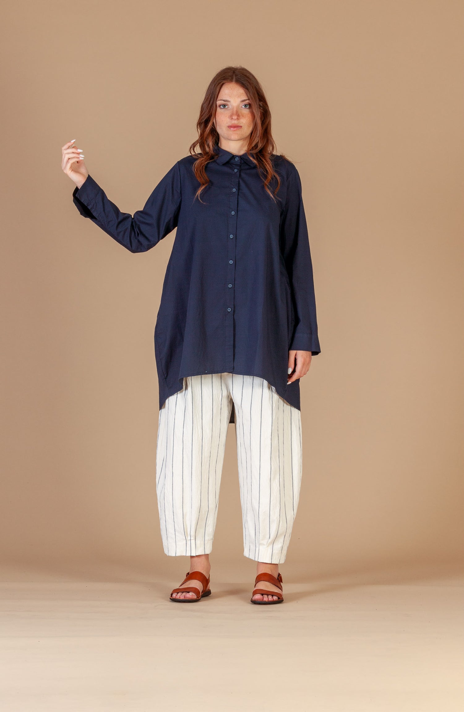 Mama B Novembre Skyrta Blu